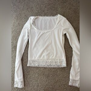 White Lace Top